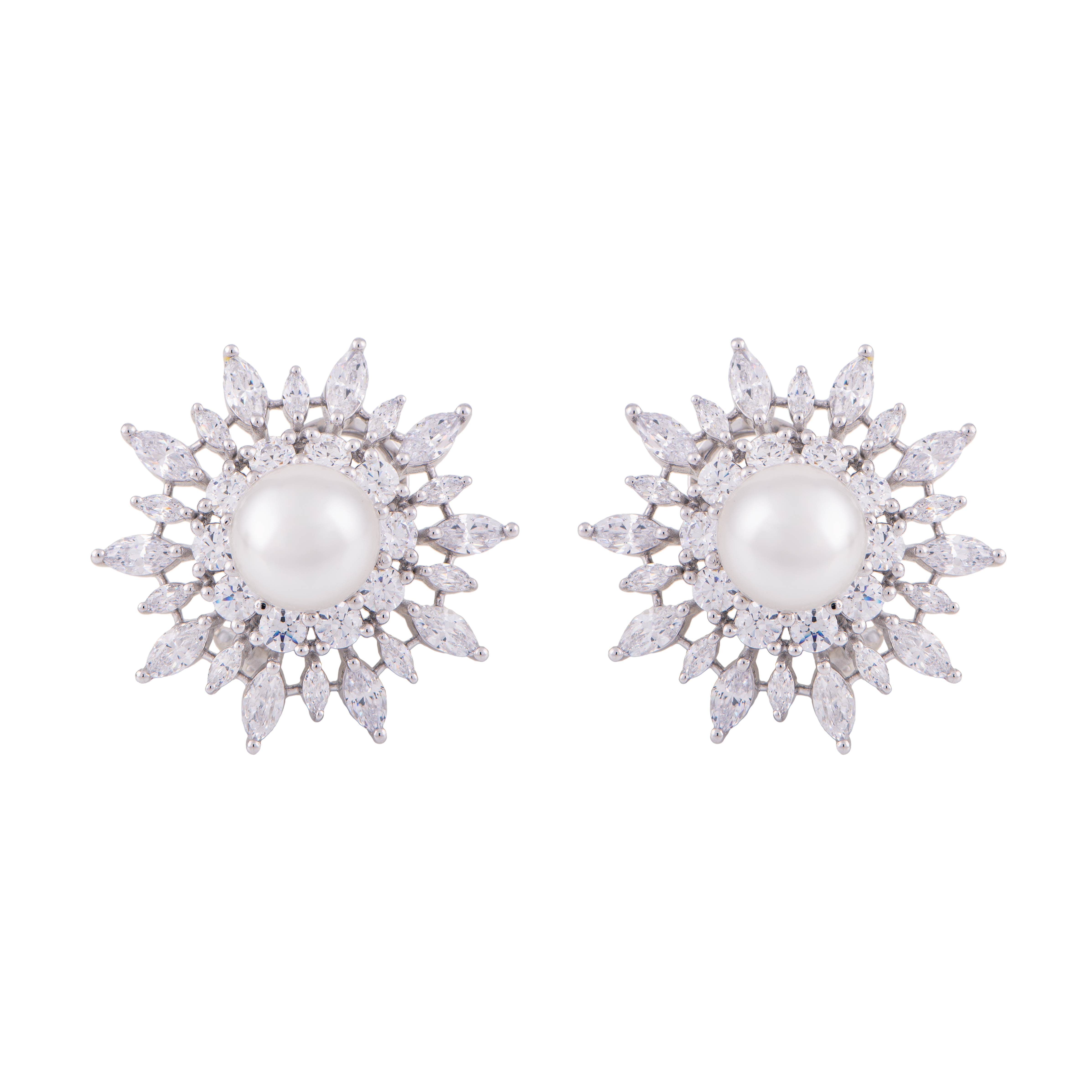 Pearl Forget Me Not Studs 